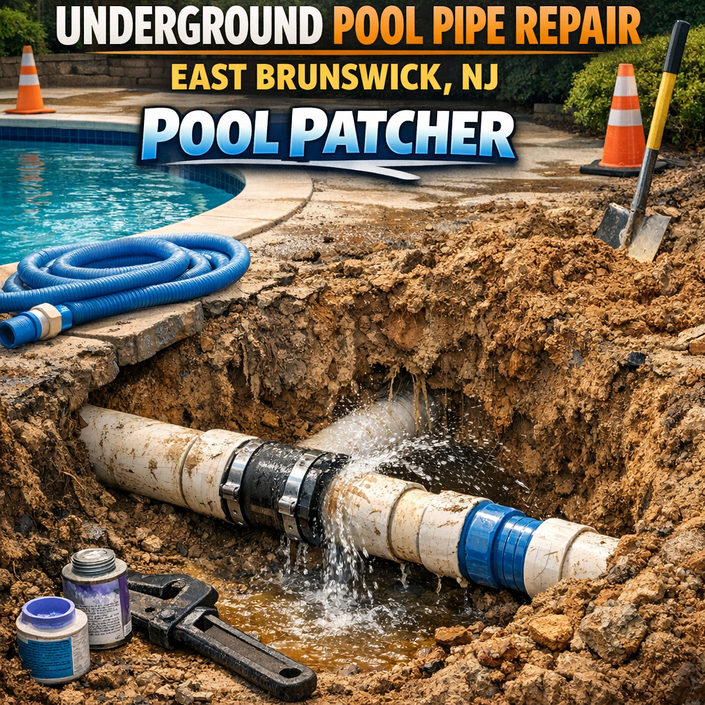 Pool Pipe Exploded Underground Pool Pipe Repair East Brunswick NJ | Pool Patcher - Pool ...