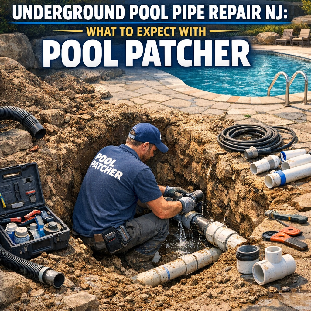 Pool Pipe Exploded Underground Pool Pipe Repair NJ: What to Expect with Pool Patcher ...