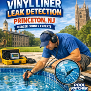 Illustration of Vinyl Liner Leak Detection Princeton NJ — Mercer County Experts | Pool Patcher