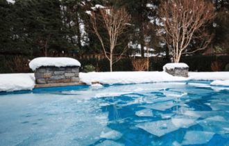 Winter Pool Leak